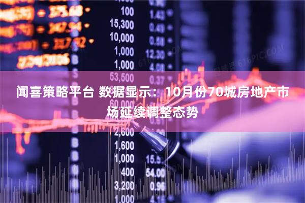 闻喜策略平台 数据显示：10月份70城房地产市场延续调整态势