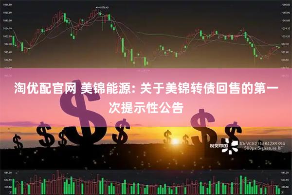淘优配官网 美锦能源: 关于美锦转债回售的第一次提示性公告