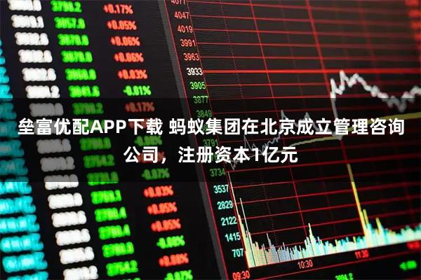 垒富优配APP下载 蚂蚁集团在北京成立管理咨询公司，注册资本1亿元